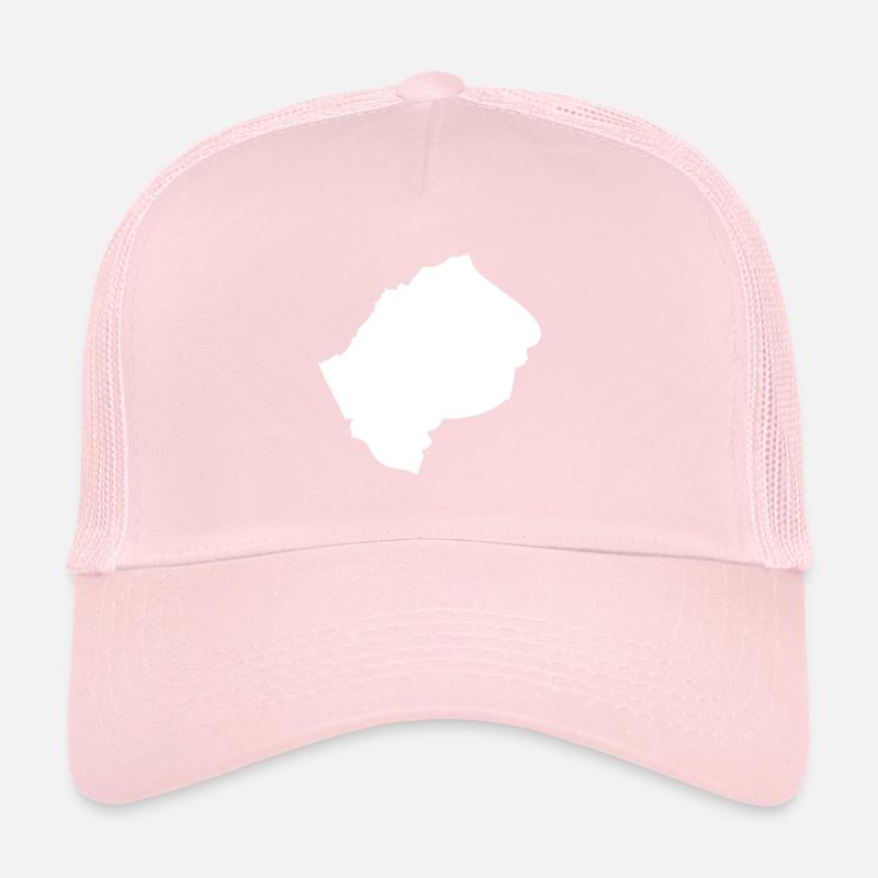 Drapeau de la carte du Lesotho Casquette trucker 