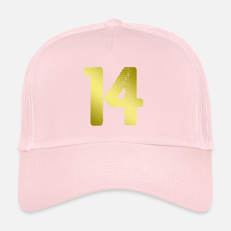 14 Number jersey Trucker Cap