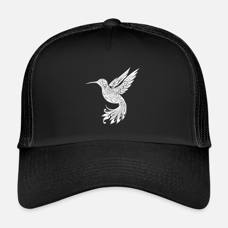 Ailes tribales de colibris flottants exotiques Casquette trucker 