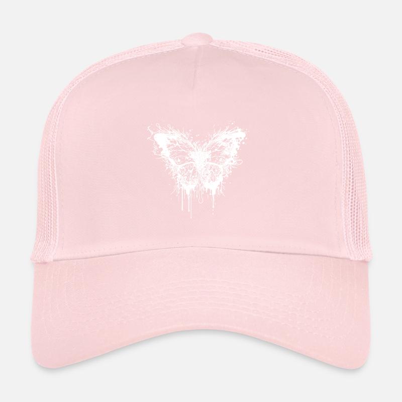 Papillon Tattoo Ink Splash Style Casquette trucker 