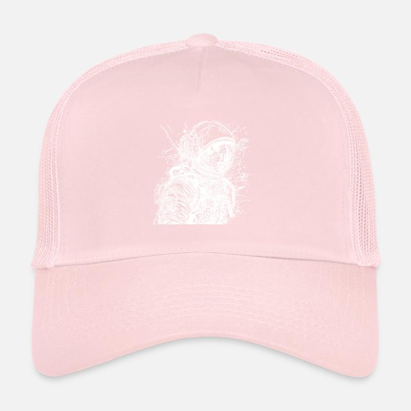 Astronaute vintager avec casque Casquette trucker 