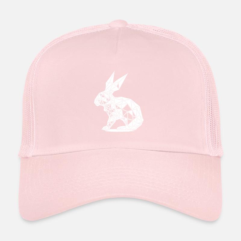 Géométrie Lapin Lignes Géométrie Lapin Casquette trucker 