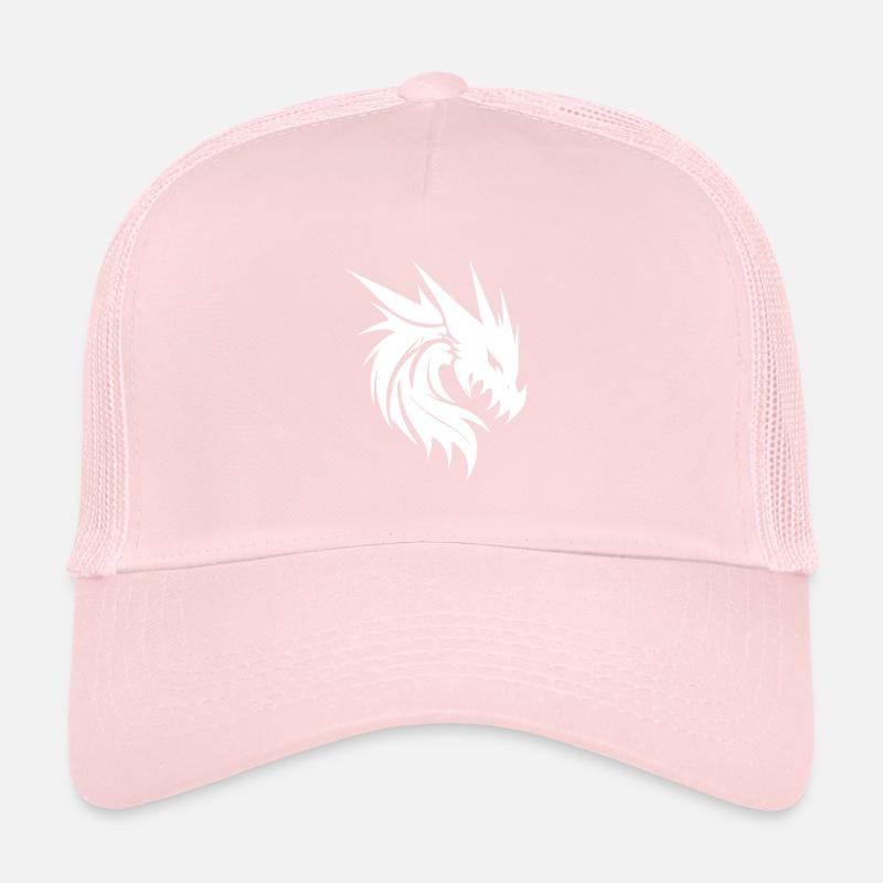 Dragon vintage maléfique en robe à échelle de tatouage Casquette trucker 