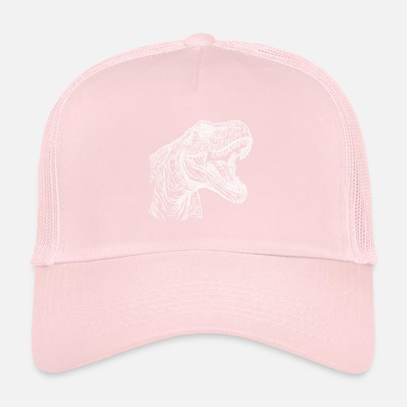Brüllender T-Rex Dinosaurier Cooles Dino Design Trucker Cap
