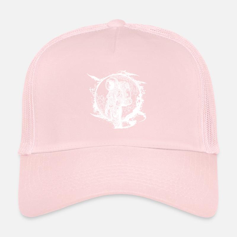 Sortie dans l’espace d’astronaute avec sphère exotique Casquette trucker 