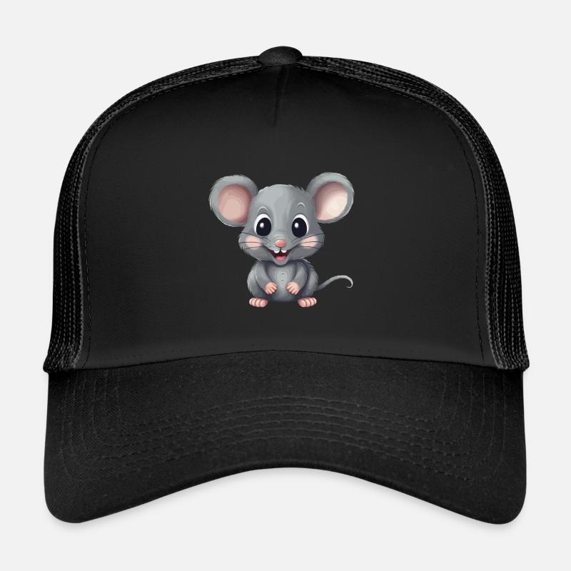 Cute mouse for nature rodent lover Trucker Cap