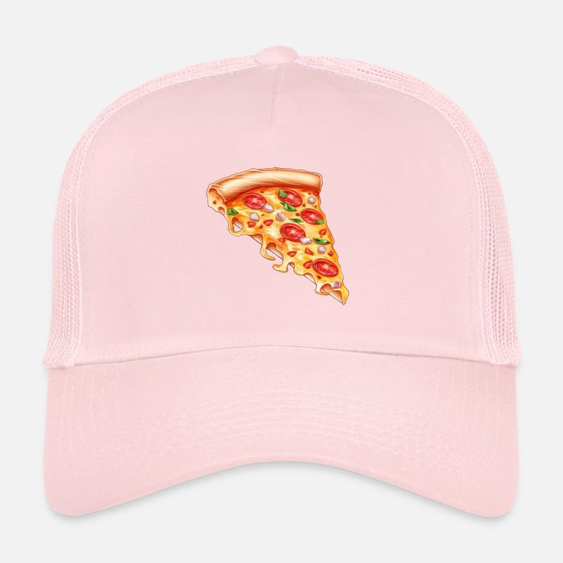 Lustiger Pizzaflüsterer Feinschmecker Pizzastück Trucker Cap
