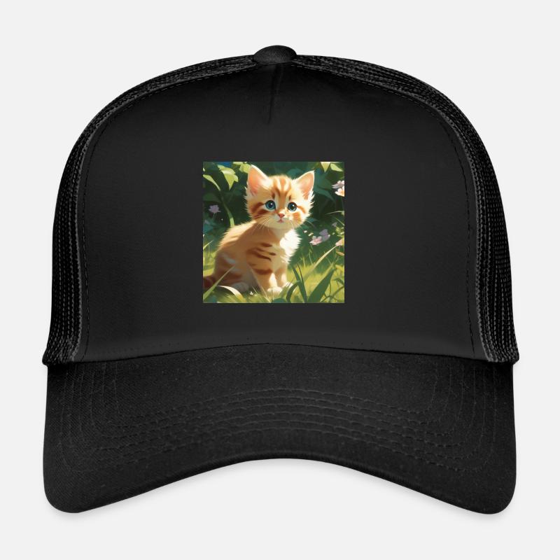 Baby kitten. - Trucker Cap - black/black