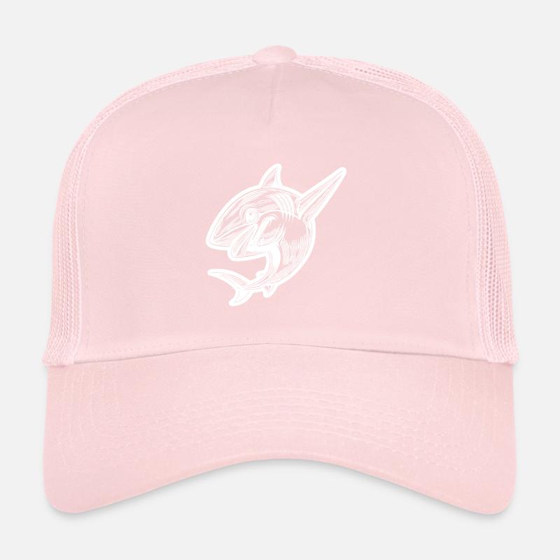 Petit requin dabbing mignon - Dabbing Shark Casquette trucker 