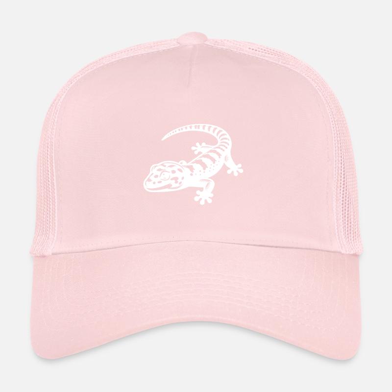 Gecko mignon dans le style de tatouage Casquette trucker 