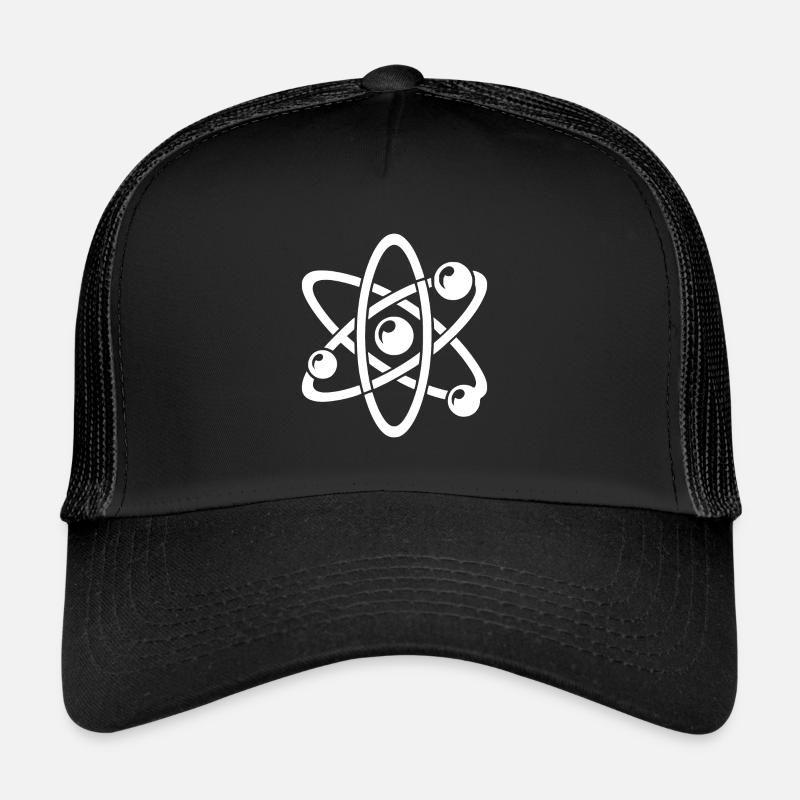 Physique du noyau atomique Atome Électron Modèle atomique Casquette trucker 