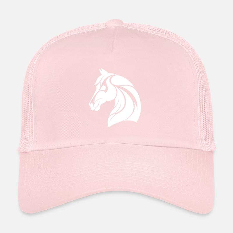 Elegant Horse Head Trucker Cap