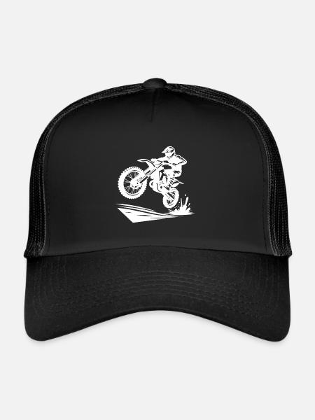 Machine tout-terrain Jumping Motorsport Enduro - Casquette trucker  - noir/noir - Devant