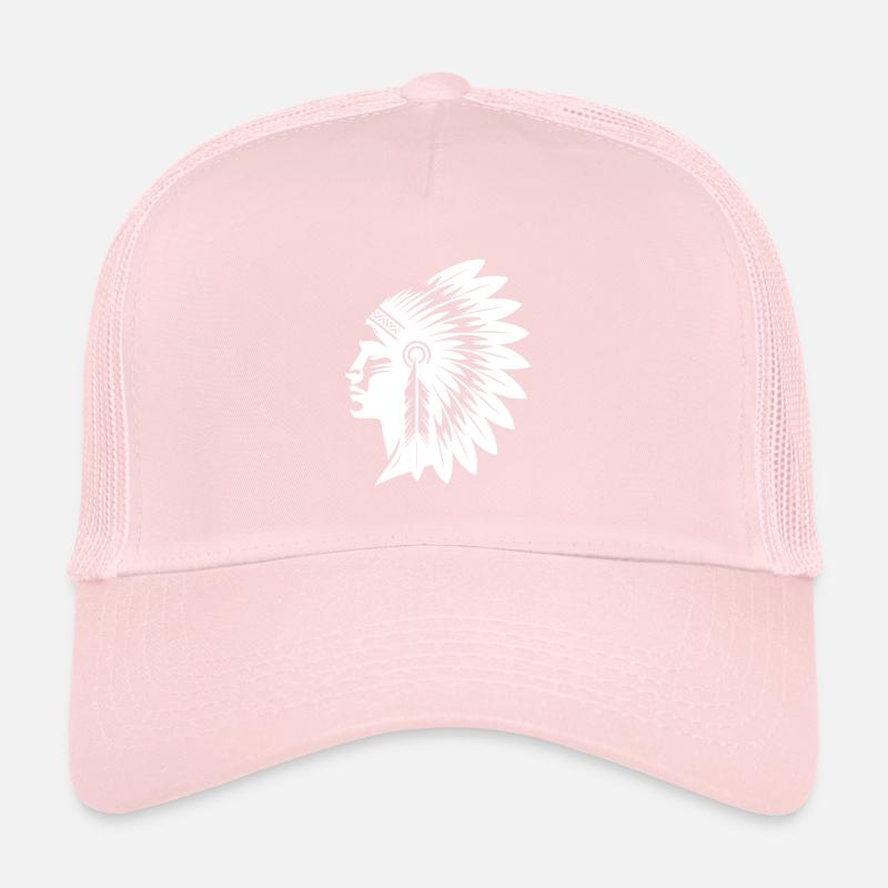 Powerful warrior with magnificent headdress Trucker Cap