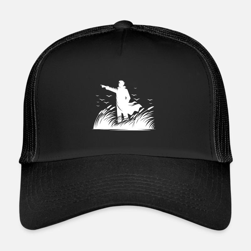 Coast guard by the sea fixed view on the horizon Trucker Cap
