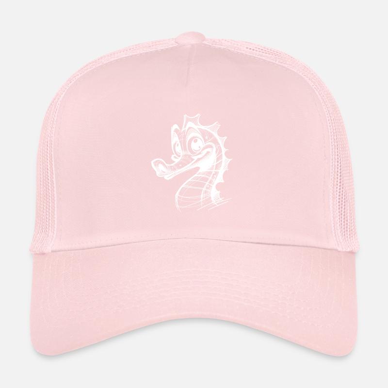 Mignon Enfants Hippocampe Crayon Dessin Brut Casquette trucker 