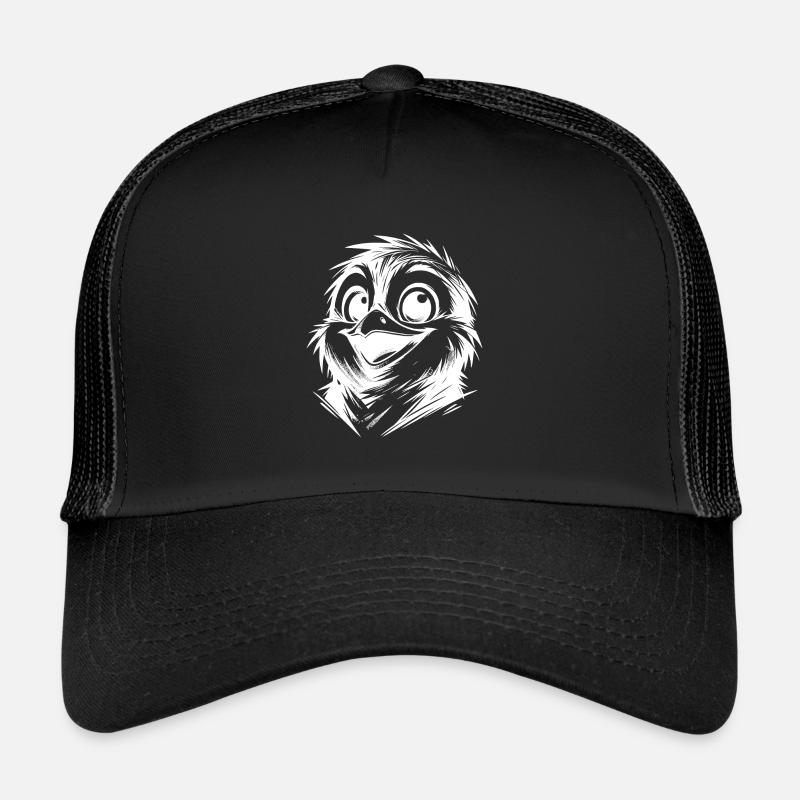 Petit pingouin sale style crayon Casquette trucker 