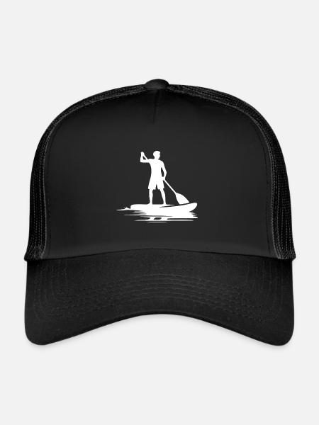 Stand Up Paddling Club Paddle Course - Trucker Cap - black/black - Front