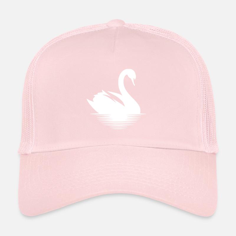 Stolzer Schwan Wasservogel Portrait Trucker Cap