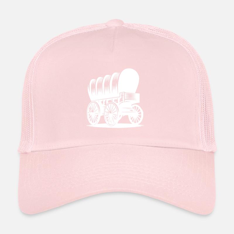 Chariot couvert classique pour chevaux Casquette trucker 