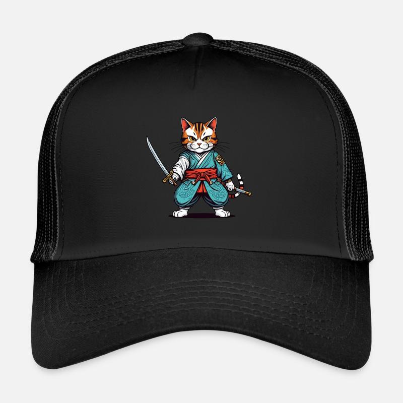Samurai-Katze Trucker Cap