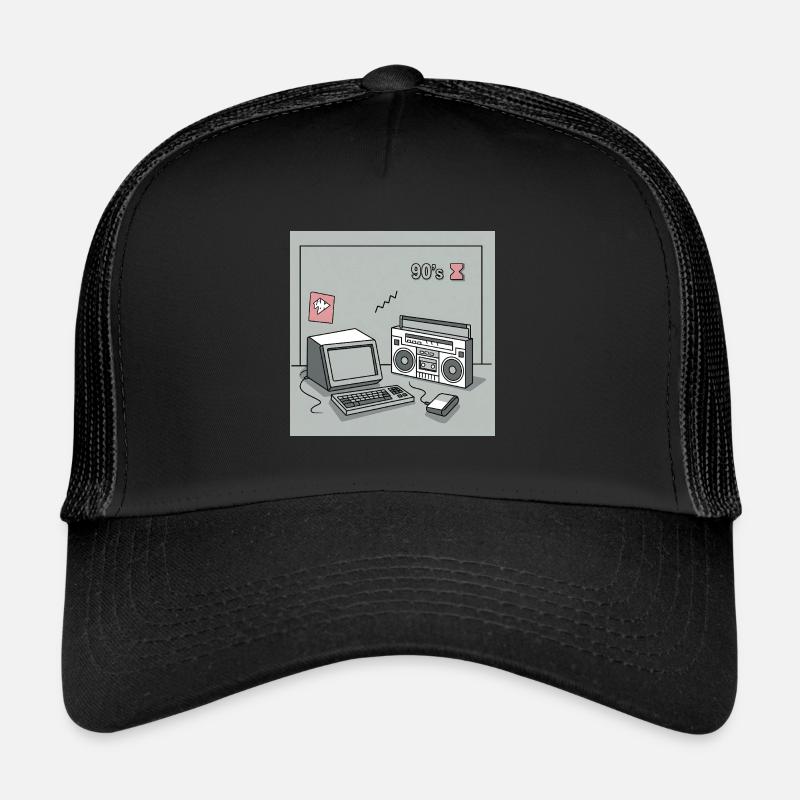 90s cult objects : Walkman, computer and Co. Trucker Cap