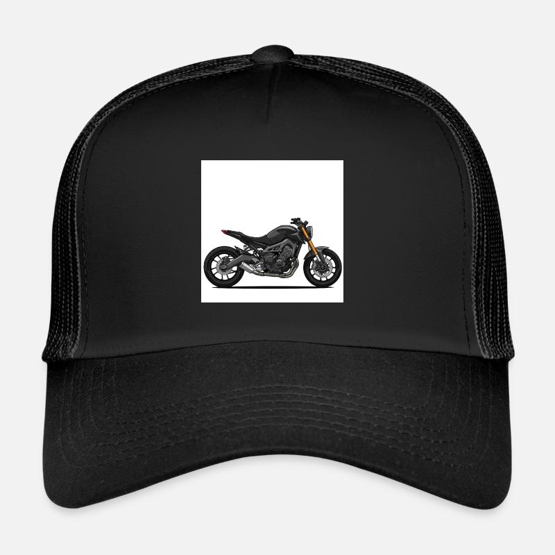 Schwarzes Morrad Design - Freiheit Trucker Cap