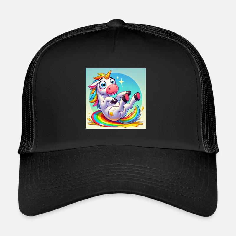 Funny Unicorn - Magic, Glitter and Fun Trucker Cap