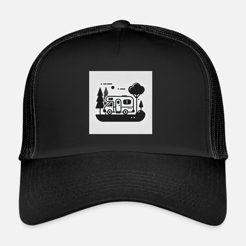 Camping – adventure in the open air! Trucker Cap