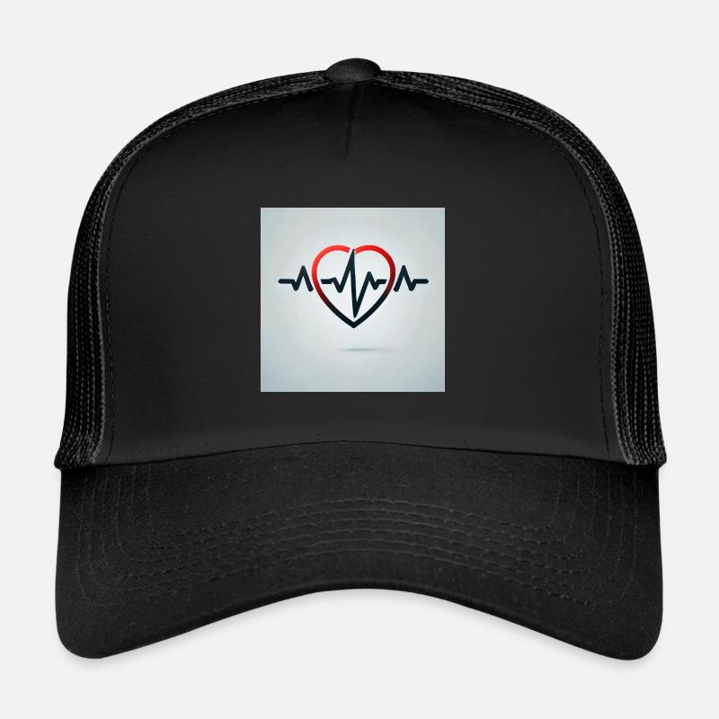 Der Rhythmus des Lebens – Herzschlag Trucker Cap
