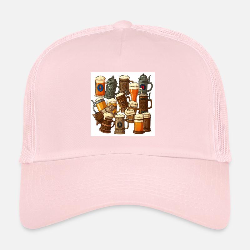 La chope à bière : la tradition de trinquer Casquette trucker 