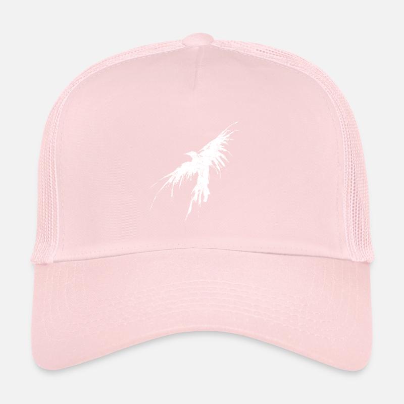 Raven abstract drawing Trucker Cap