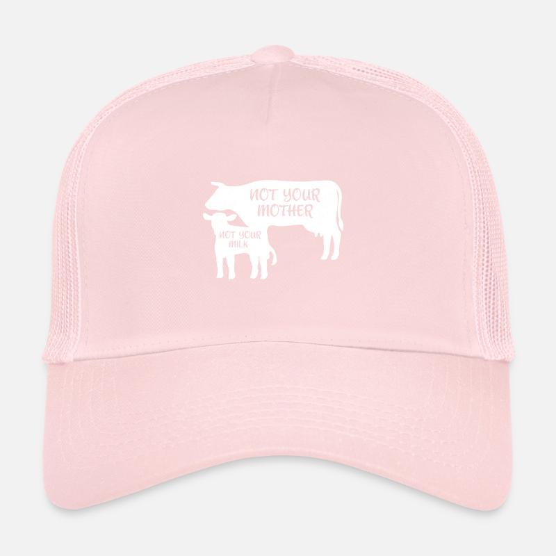 Lait de vache végétalien Casquette trucker 