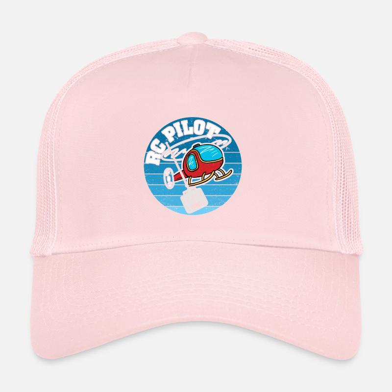 Fabrication de modèles d'hélicoptères pilotes RC Casquette trucker 