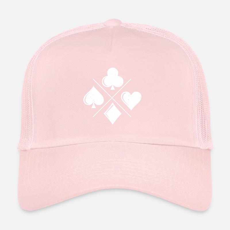 Poker Card Chips - Texas Holdem Poker Trucker Cap