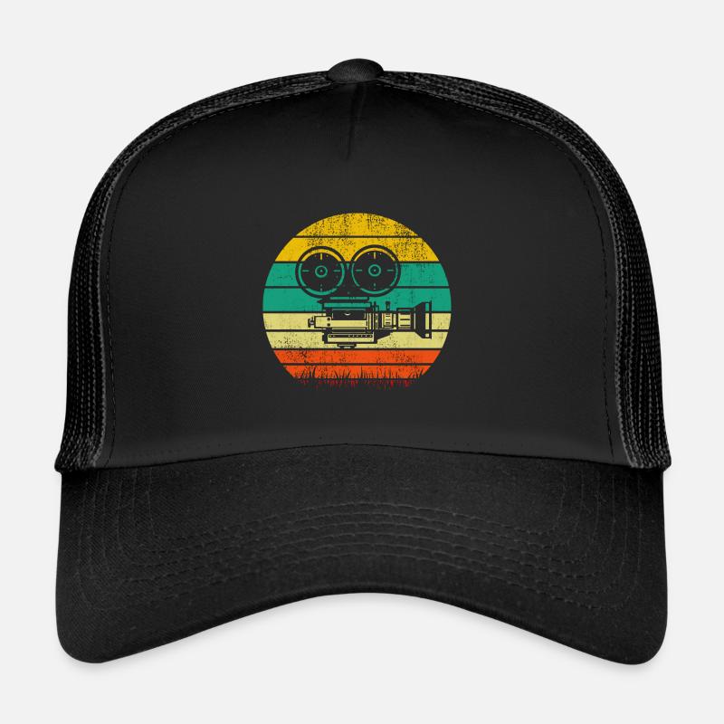 Retro Camera Film Cinema Trucker Cap