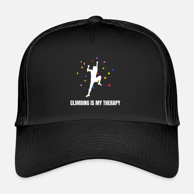 L’escalade est ma thérapie L’escalade de bloc Casquette trucker 