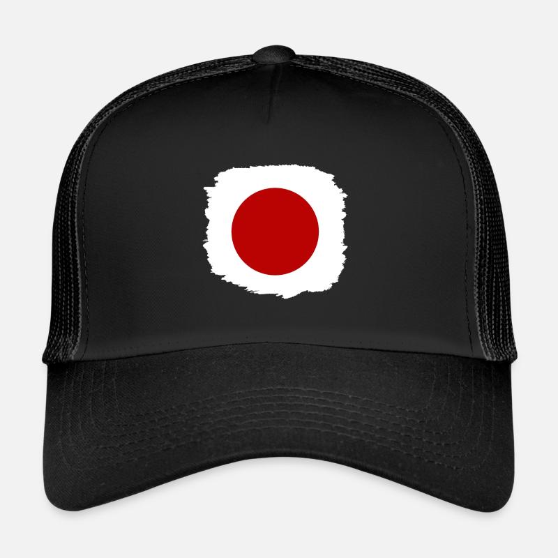 Drapeau du Japon Utilisé Look Nihon Drapeau japonais Casquette trucker 