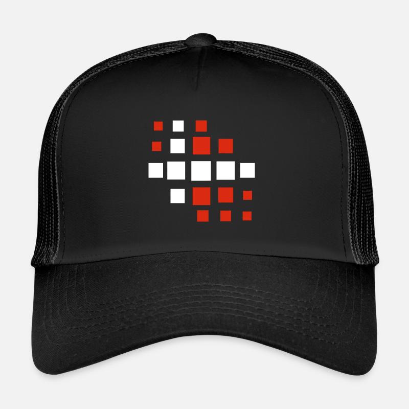 Drapeau du Danemark Scandinavie Drapeau du Danemark Voyage Casquette trucker 