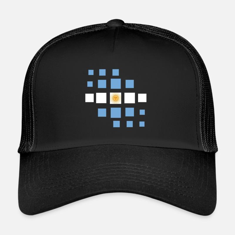 Drapeau de l’Argentine Amérique du Sud Drapeau de l’Argentine Casquette trucker 