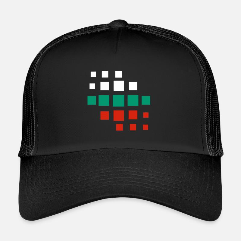 Drapeau de la Bulgarie Drapeau bulgare Sables d’or Casquette trucker 