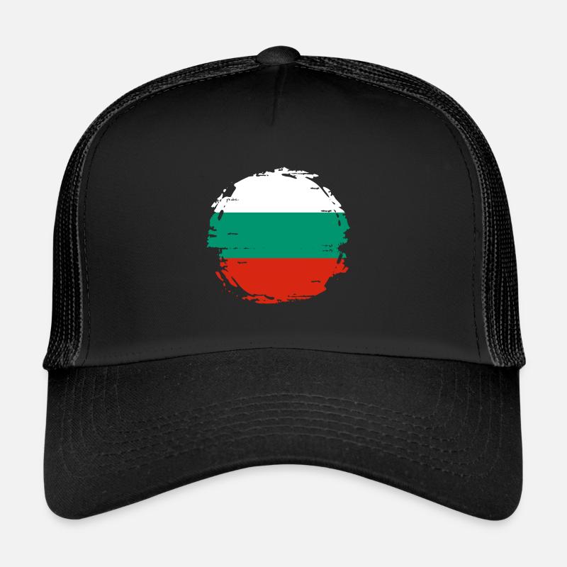 Drapeau bulgare Drapeau bulgare Sables d’or Casquette trucker 