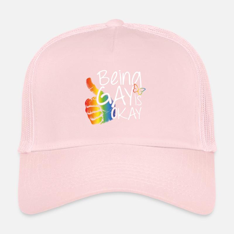 Être gay, c’est bien Casquette trucker 