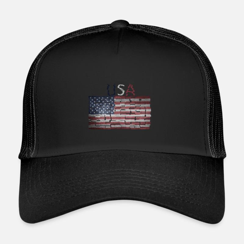 USA Flagge - Geschenkidee Trucker Cap