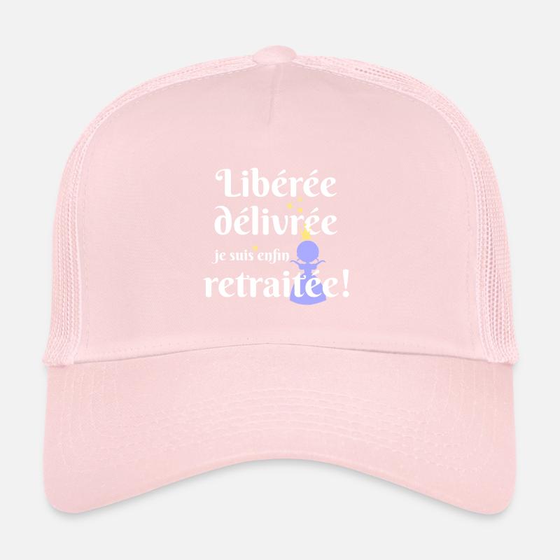 liberée - délivrée -retraitée Casquette trucker 