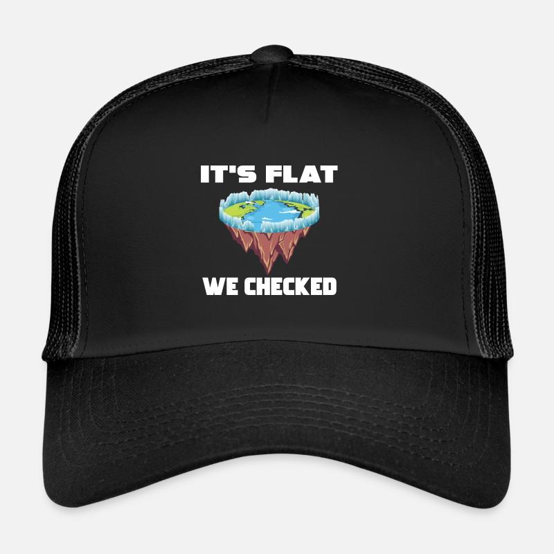 Terre plate pour terre plate Casquette trucker 