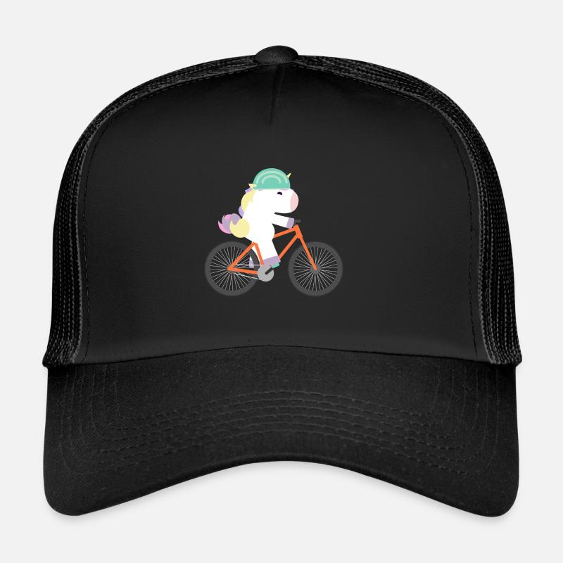 Licorne Roule à vélo Casquette trucker 