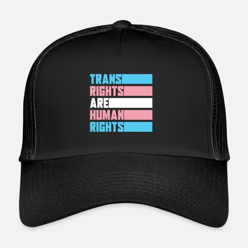 Trans Égalité des droits LGBT Transgenres Casquette trucker 