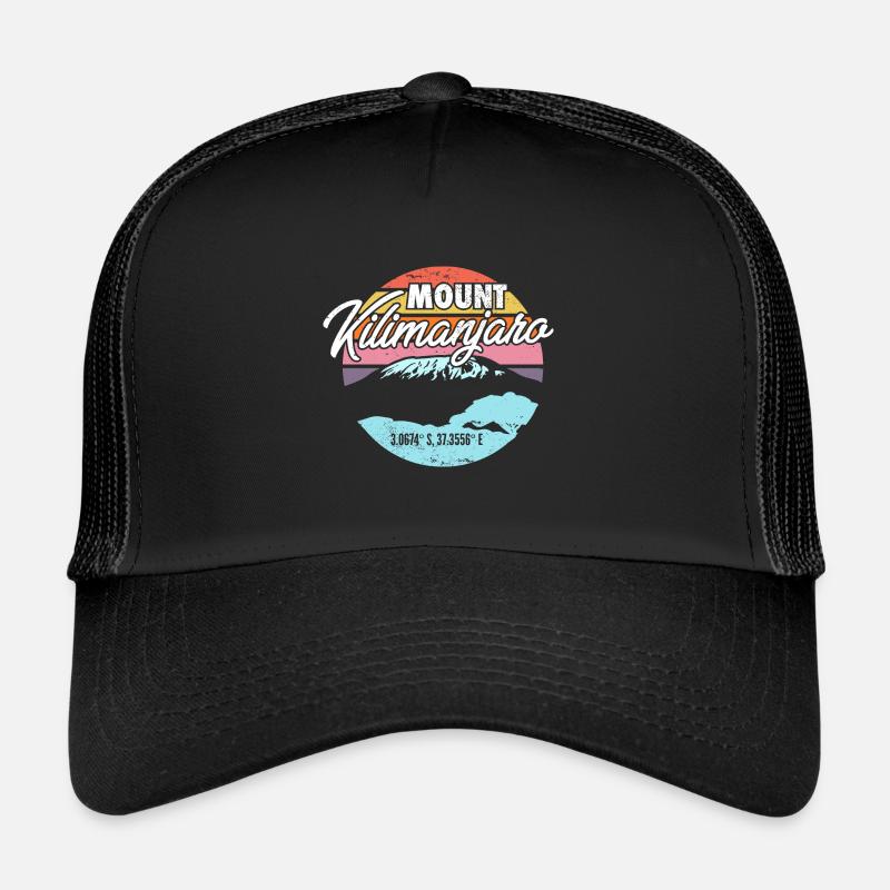 African Mountain I GPS Coordinates I Mount Trucker Cap