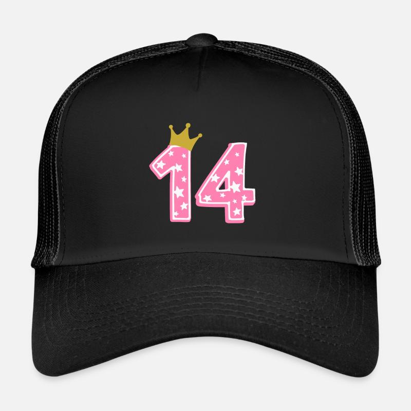 14 Krone 14ème anniversaire 14 ans Casquette trucker 